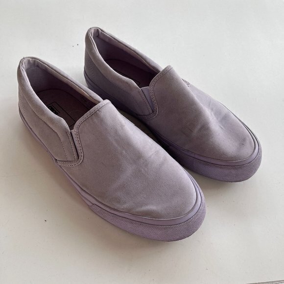 ASOS PURPLE‎ SLIP ON SNEAKERS SHOES Mens SIZE 8.5 UK 10.5 US - Picture 1 of 6